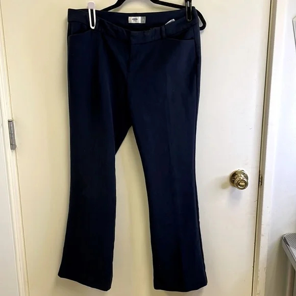 old navy blue dress pants Old Navy Men's Slim-Fit Twill Dress Pants - Blue